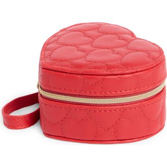 Nordstrom Velvet Heart Jewelry Box in Red- Quilted Hearts at Nordstrom Rack