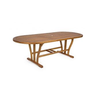 BIZZOTTO Bizzotto - Tavolo Ovale Allungabile in legno 180-240X100 - noemi