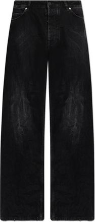 Balenciaga Heren, Jeans, Zwart, Maat: W32 Katoen