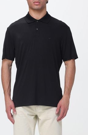 Emporio Armani Polo in misto seta
