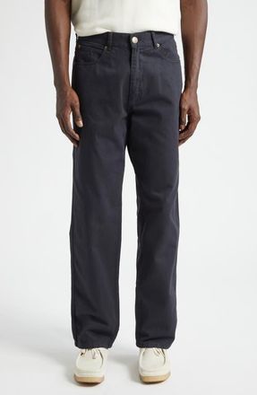 Palmes Coarse Denim Trousers in Black at Nordstrom, Size 36 Us