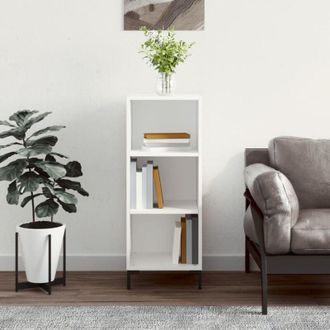 vidaXL Credenza Bianca 34,5x32,5x90 cm in Legno Multistrato - Vidaxl