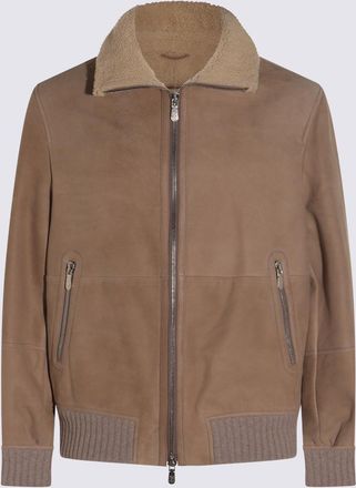 Brunello Cucinelli Jackets Marrone-Uomo
