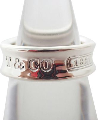 Tiffany & Co. Sterling Silver 925 Band Ring (Pre-Owned)