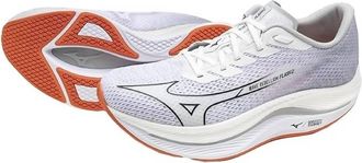 Mizuno Womens Wave Rebellion Flash 2 Sneaker In White-Black