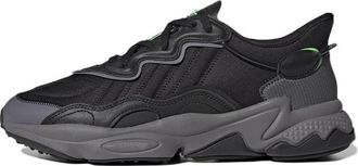 adidas Ozweego Black Charcoal Screaming Green HR1168