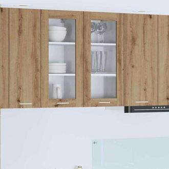 vidaXL vidaXL Armadio pensile Riga Rovere artigianale 40 x 31 x 80 cm