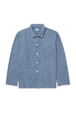 Hartford Perry Cotton-Chambray Overshirt