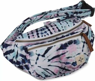 Sun + Stone Mens Tie-Dyed Belt Bag/fanny Pack In Multi