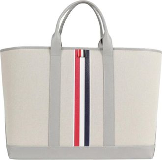 Thom Browne Tote Bags, male, Gray, Size: ONE SIZE Medium Tool Tote