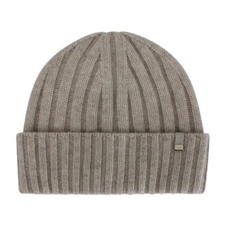 Herno Accessories, female, Gray, ONE SIZE, Beanie in Pure Cashmere
