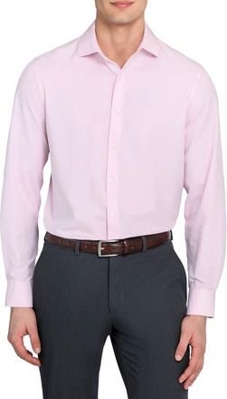 W.R.K Slim Fit Solid Performance Dress Shirt in Pink at Nordstrom, Size 16.5 - R