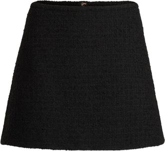 Patou A-lijn mini-rok - Zwart