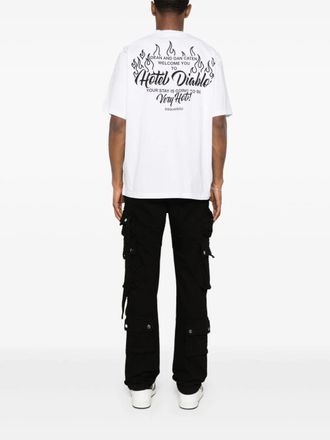 Dsquared2 Logo-Print Cotton T-Shirt - White