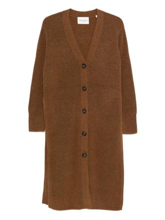 Marc O'Polo Gebreide jas met V-hals - Beige