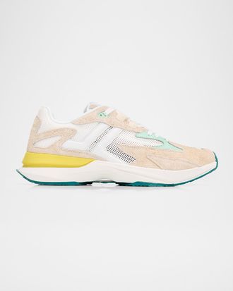 Lanvin Men & apos;s Jla Mesh and Leather Runner Sneakers