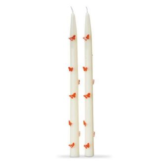 Tag Garden Butterfly Hand Painted Taper Candles - White at Nordstrom
