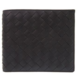Bottega Veneta Black Intrecciato Wallet (Bi-Fold) (Pre-Owned)
