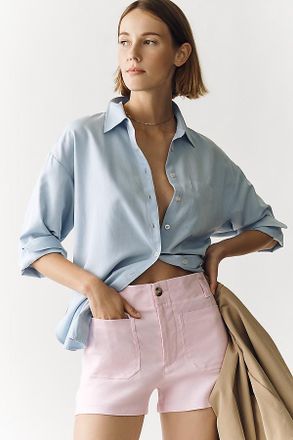 Maeve Colette European Linen Stretch Shorts