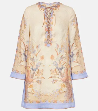 Zimmermann Indra floral linen tunic