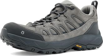 Oboz Footwear Sawtooth Ascent Low Mens Shoes Hazy Gray : 10.5 D - Medium, Leather