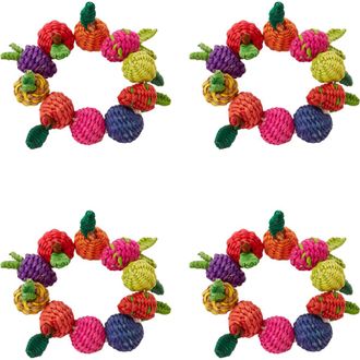 Coro Cora Multi Fruit Napkin Ring - Set of 4 in Multi Color at Nordstrom