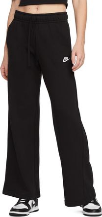 Nike Club Fleece Sweatpants in Black/white at Nordstrom Rack, Size X-Small
