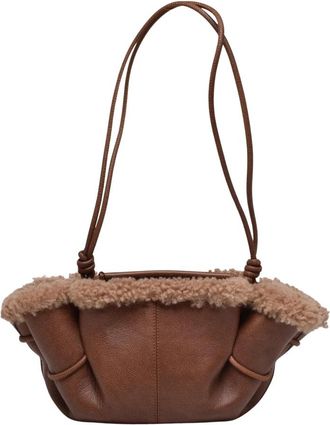 Hereu Schoudertas - Dames - Schoudertassen - Bruin - ONE Size - Leer - Tassen