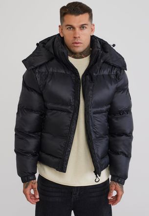 Siksilk Chaqueta Acolchada Negra para Hombre XXL