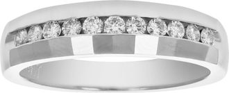 Vir Jewels 1/4 cttw SI1-SI2 Certified Machine Diamond Wedding Band 14K Gold