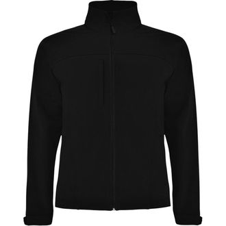 Roly Heren Rudolph Soft Shell Jas (Zwart)