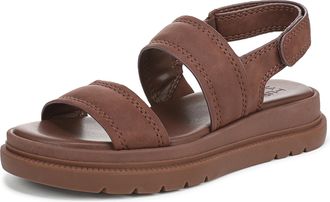 Naturalizer Womens Attract Sandal, Cappucino Brown, Wide Fit, UK 5