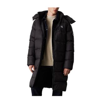 Calvin Klein Hombre, Abrigos, Negro, Talla: L