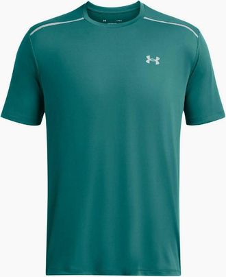 Under Armour Mens Tech Reflective T Shirt - Green - Size: 42