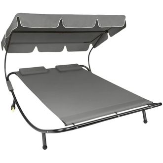 TecTake Sun Lounger Livorno | Size: 2 Seater