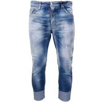 Dsquared2 Mens Sailor Jean Blue Denim Pants Cotton - Size 40 (Waist)