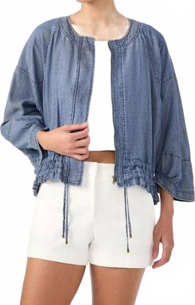 Trina Turk Prita Jacket In Lightweight Denim