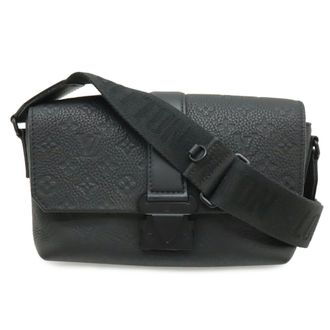 Louis Vuitton Taurillon Black Noir Leather Shoulder Bag (Pre-Owned)