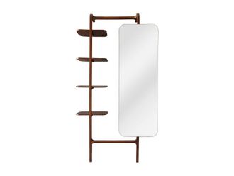 VENTE-UNIQUE.COM Estanter&iacute;a hevea color natural oscuro