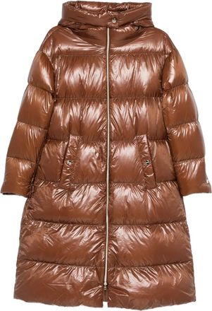 Herno Cappotto con cappuccio - Marrone