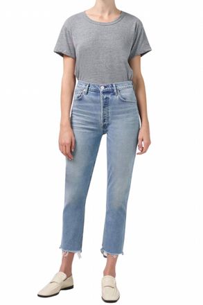 Citizens Of Humanity Womens Charlotte Crop Straight Jean In Parlay