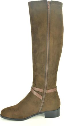 Nathan-Baume Bruin Daim Bot + Gar. 2cm - Dames - Hoge Laarzen - Bruin - 39 EU - Schoenen