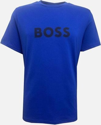 HUGO BOSS Mens Hugo Boss Blue Relaxed Fit T-shirt - Size: 40