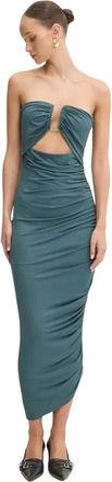 Aniye By Vestido Midi Jett Fruncido - Dresses - Mujer - Azul - L