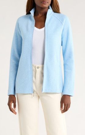 Tommy Bahama New Aruba Zip Jacket in Chambray Blue Heathe at Nordstrom, Size X-Large
