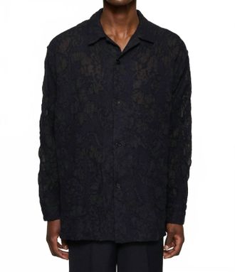 CMMN SWDN Ario Long-Sleeve Shirt In Navy