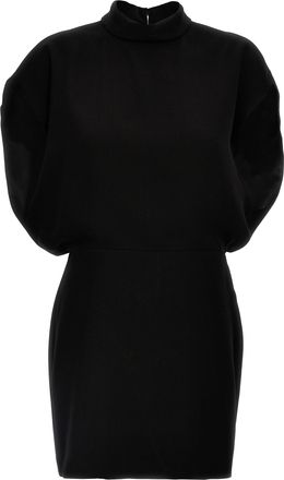 Max Mara Black Triacetate Short Womens Dress