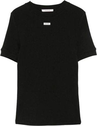 Entire studios Mujer, Camisetas, Negro, Talla: S