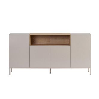 Calicosy Aparador 4 puertas, 1 nicho l160 cm - cachemira