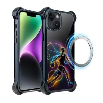 OEM Custodia Ibiza Dropguard Ultra Per Iphone 14 Con Magsafe, Electromove, Basketball Spirit